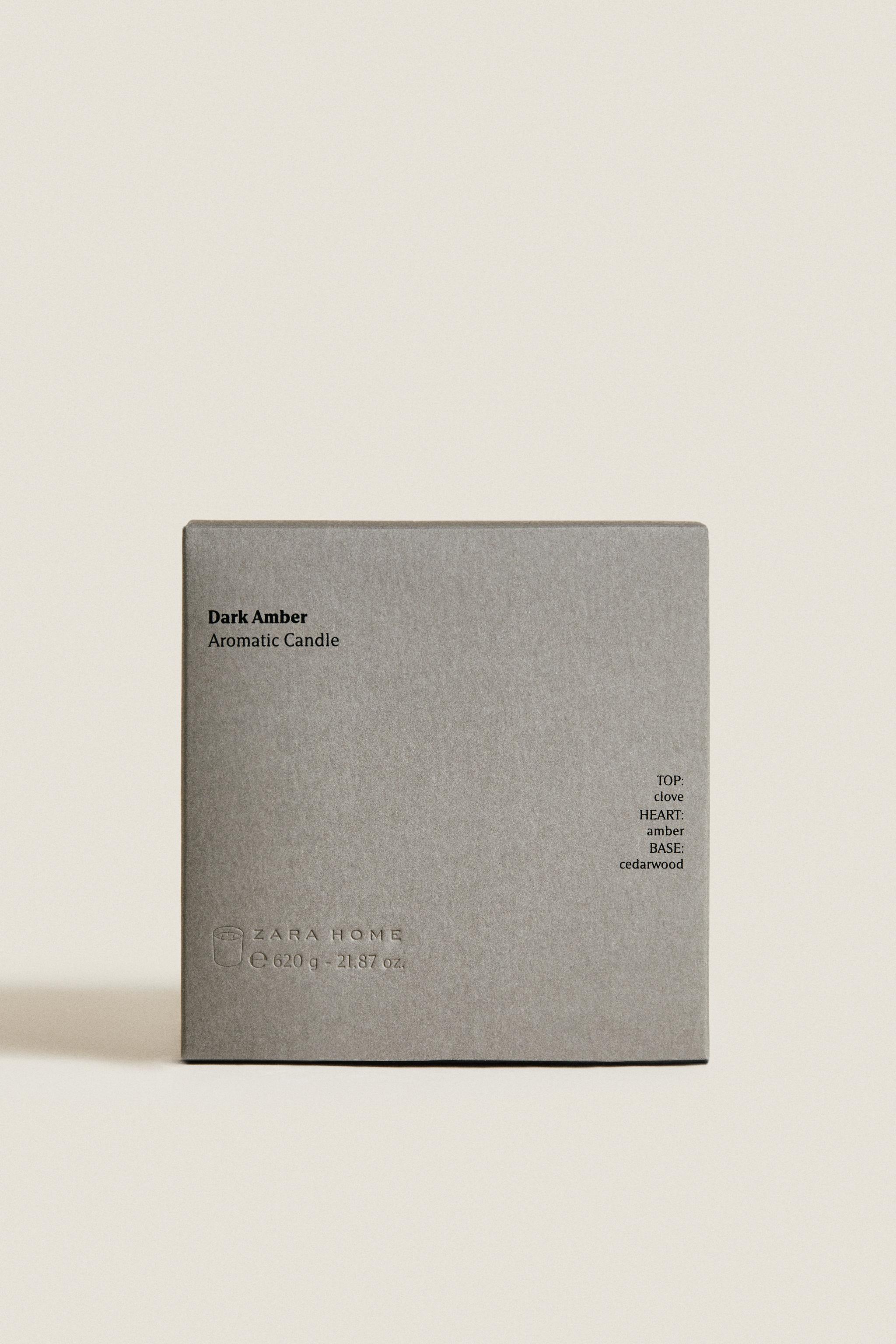 (620 G) BOUGIE PARFUMÉE DARK AMBER